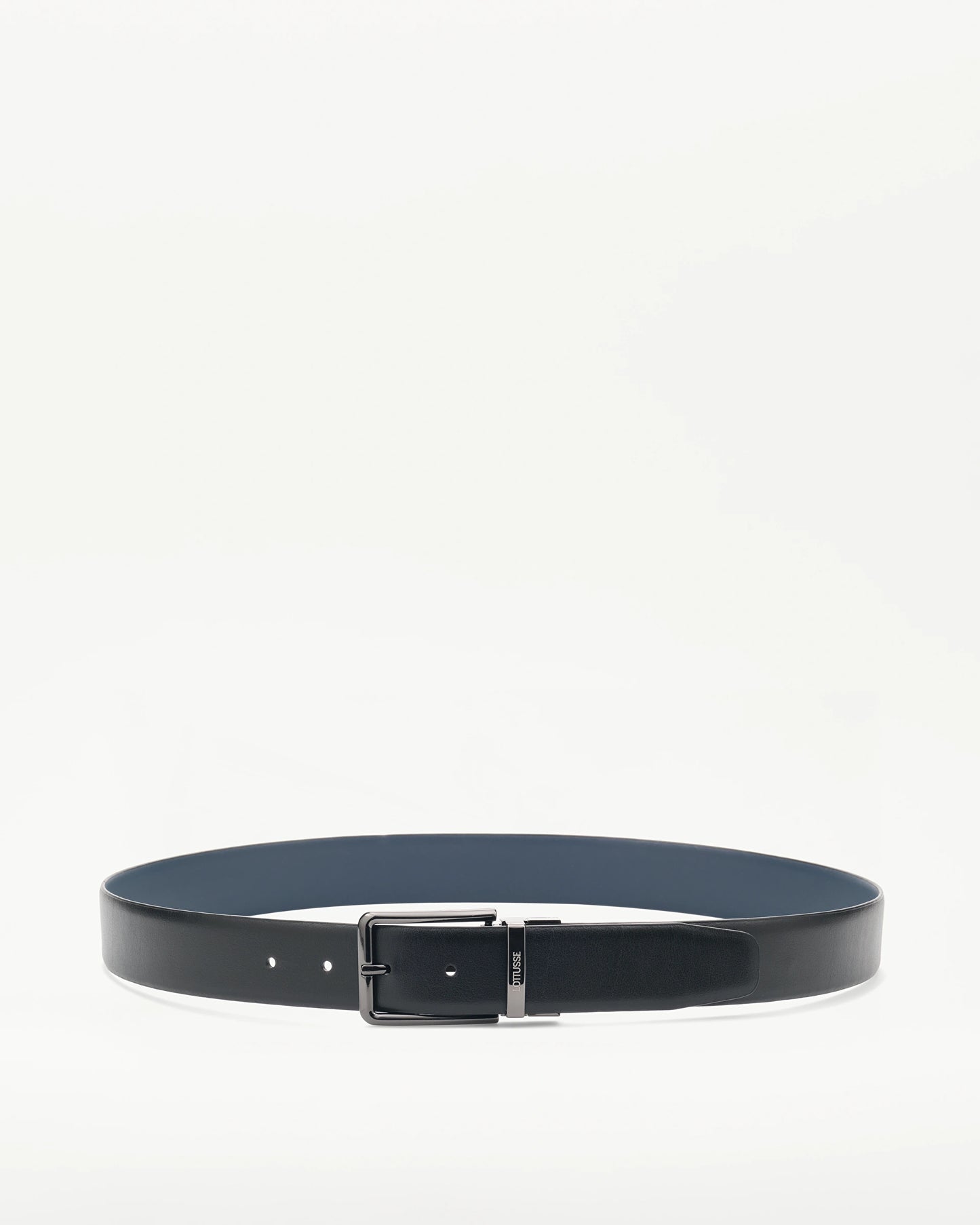 LOTTUSSE | CINTURONES | HOMBRE | CINTURÓN REVERSIBLE PIEL NEGRO | NEGRO