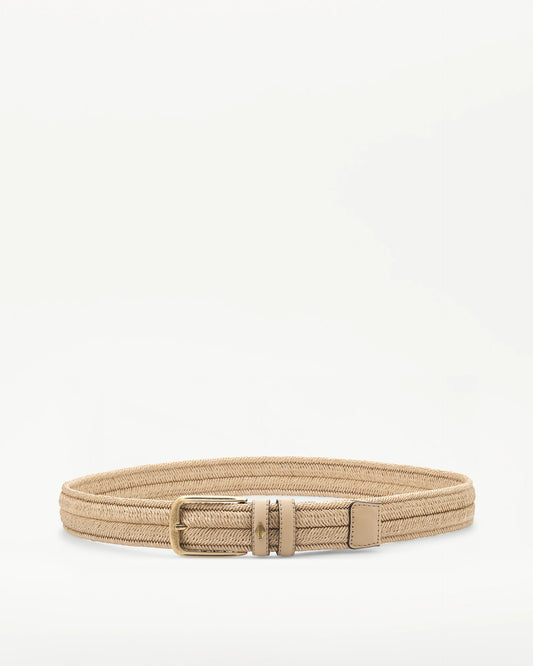 LOTTUSSE | CINTURONES | HOMBRE | CINTURÓN TRENZADO NATURAL BEIGE | BEIGE