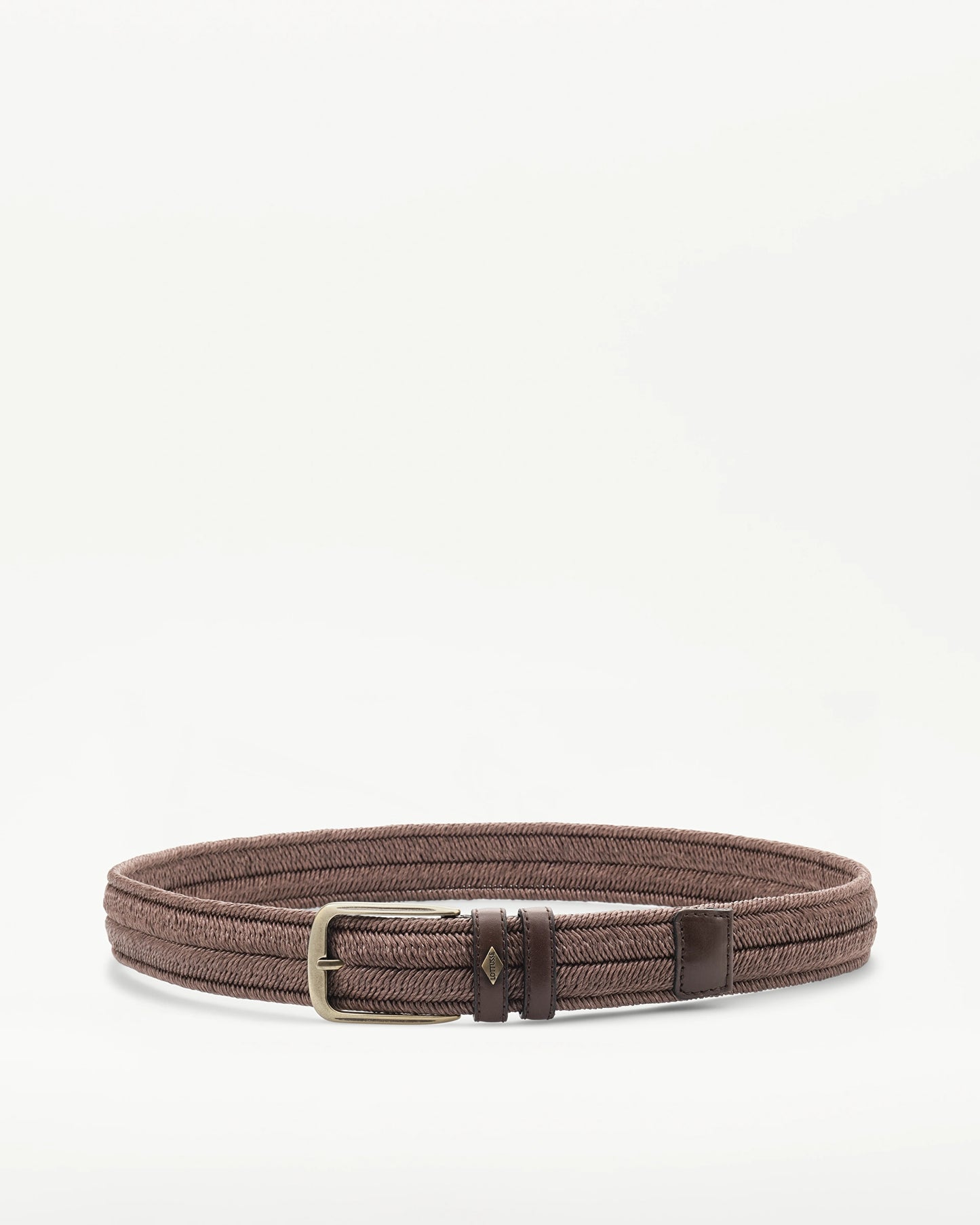 LOTTUSSE | CINTURONES | HOMBRE | CINTURÓN NASTRO POLIÉSTER MOCA | MARRÓN