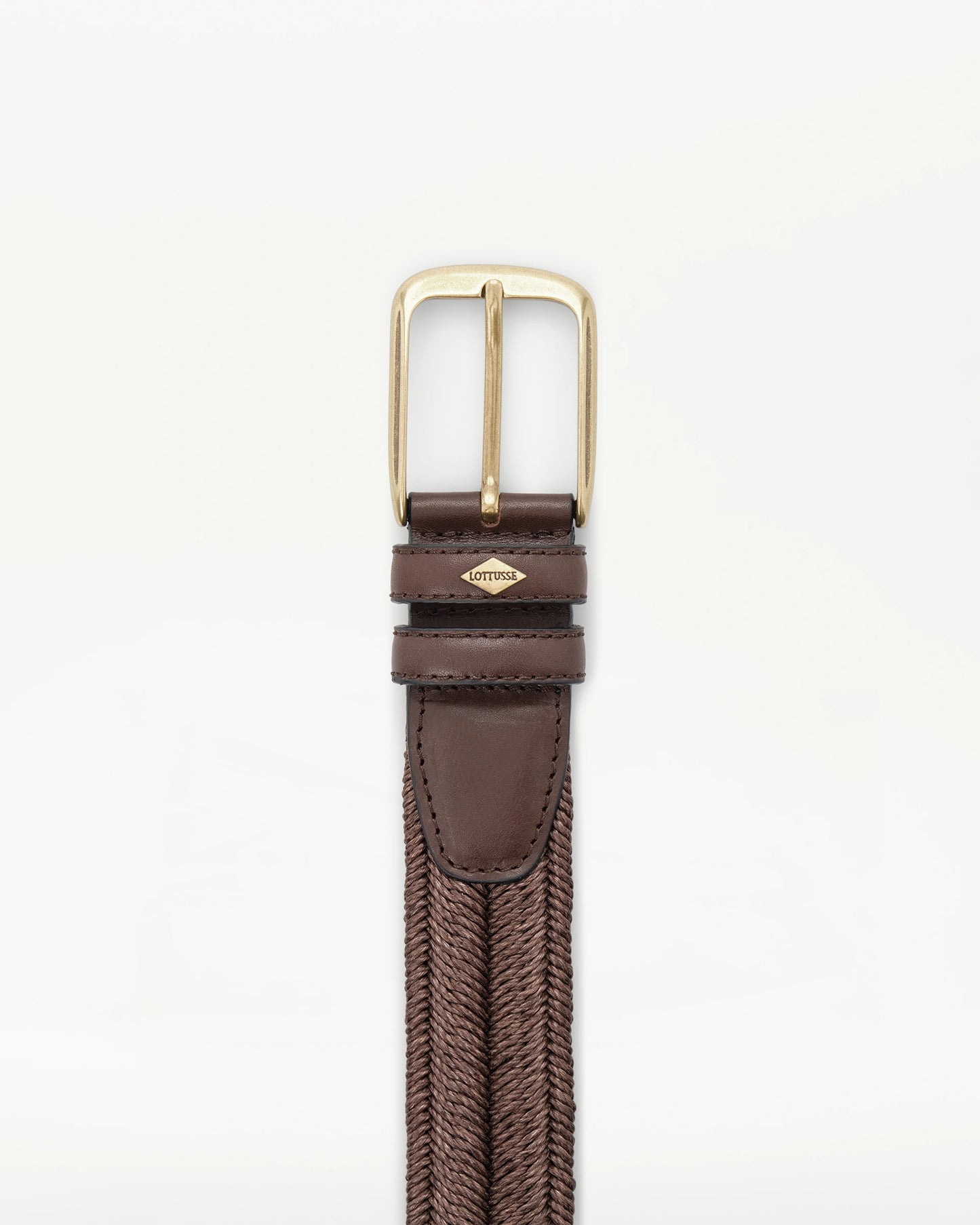 LOTTUSSE | CINTURONES | HOMBRE | CINTURÓN NASTRO POLIÉSTER MOCA | MARRÓN