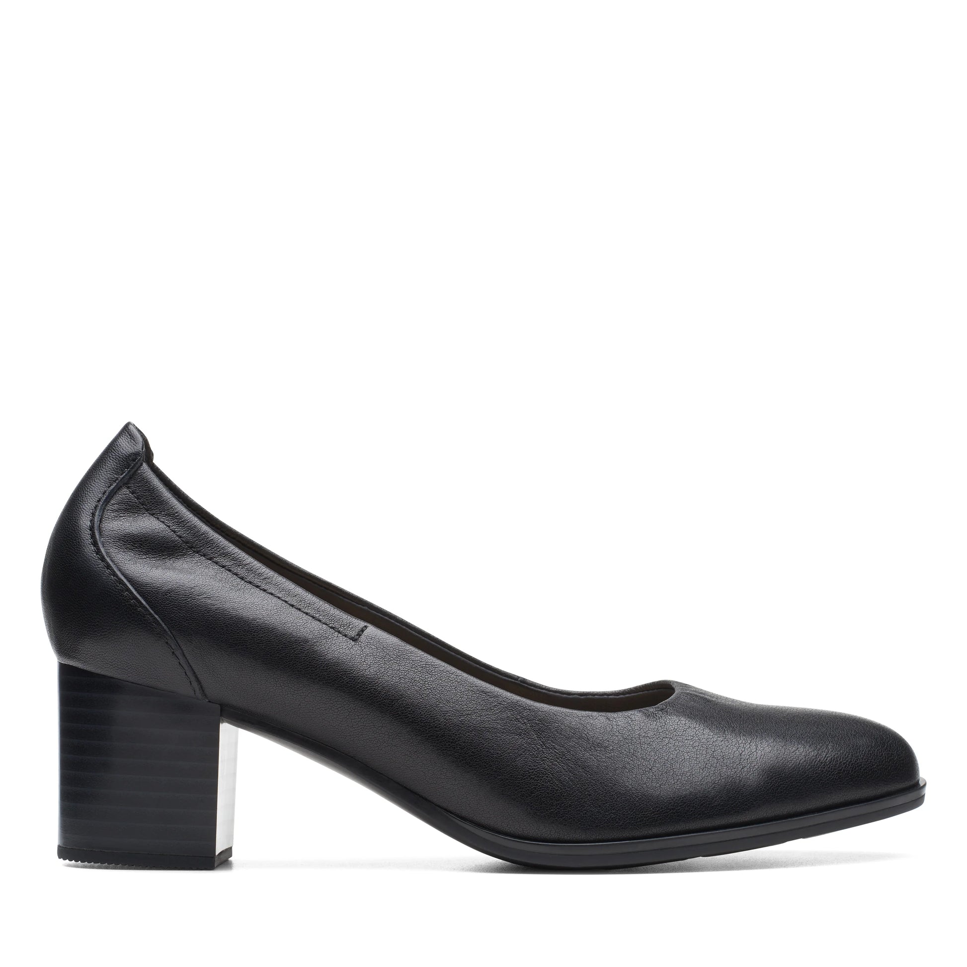 CLARKS ZAPATOS DE VESTIR MUJER LOKEN STEP BLACK LEATHER