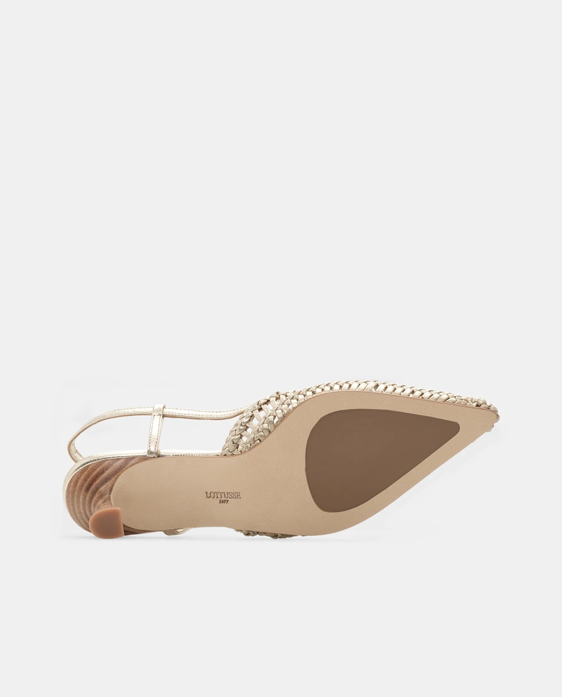 Sandalen van het merk Lottusse voor dames, model bewerkt