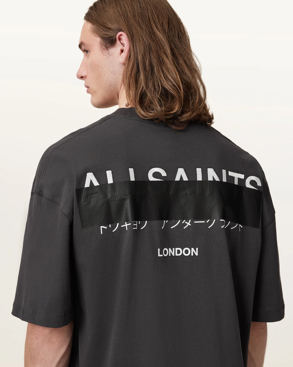 ALL SAINTS | CAMISETAS | HOMBRE | REDACT SS CREW WASHED BLACK | NEGRO
