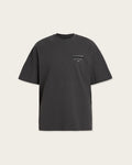 ALL SAINTS | CAMISETAS | HOMBRE | REDACT SS CREW WASHED BLACK | NEGRO