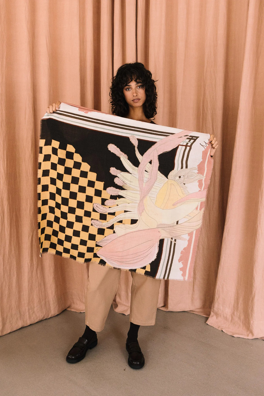 MAITANE BILBAO | PAÑUELO | MUJER | MINI JIBON EUCALYPTUS SECONDS | ROSA