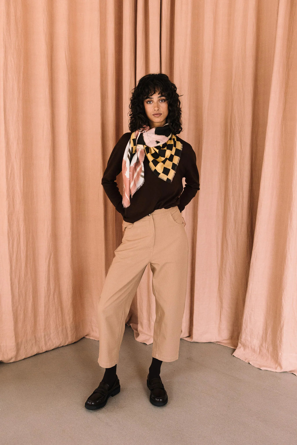 MAITANE BILBAO | PAÑUELO | MUJER | MINI JIBON EUCALYPTUS SECONDS | ROSA