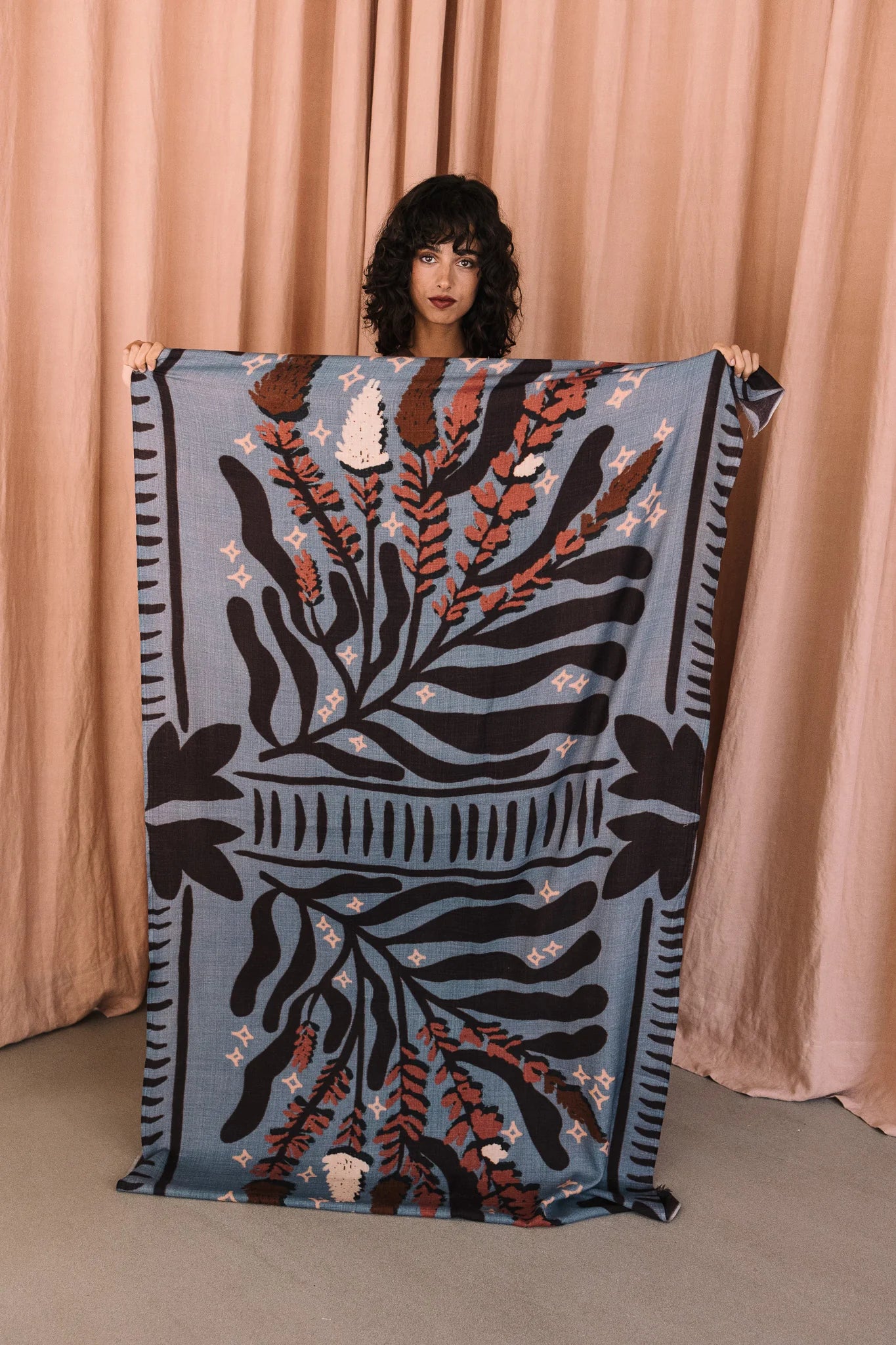 MAITANE BILBAO | PAÑUELO | MUJER | SHASHIJI LAVANDULA ANCHOR | MULTICOLOR