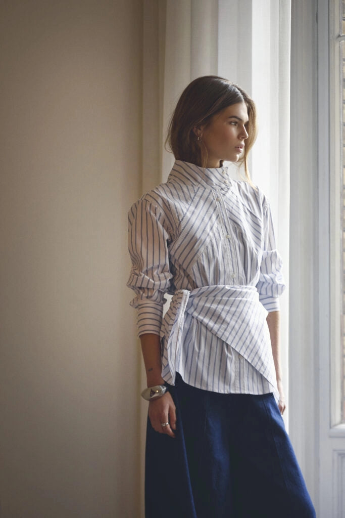 COCOUTURE | PAÑUELOS | MUJER | SOMOCC STRIPE WHITE | BLANCO