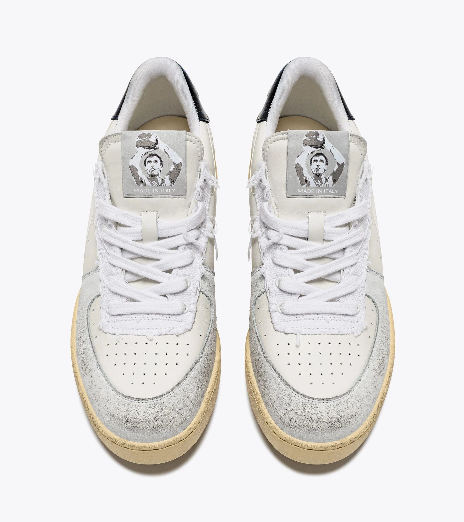 DIADORA | ЧОЛОВІЧІ КРОСІВКИ | MI BASKET LOW PIVOT ITALIA WHITE | БІЛА