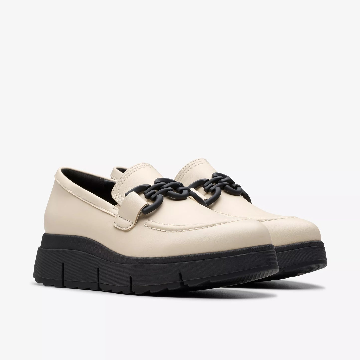 CLARKS | WOMEN'S LOAFERS | LORIINI IZZY CREAM LEATHER | BEIGE