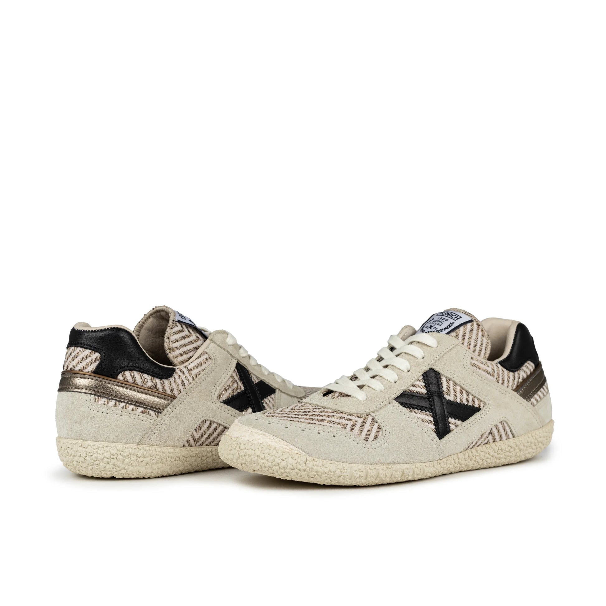 Sneakers de la marca munich unisex modelo goal 1601 en color beige