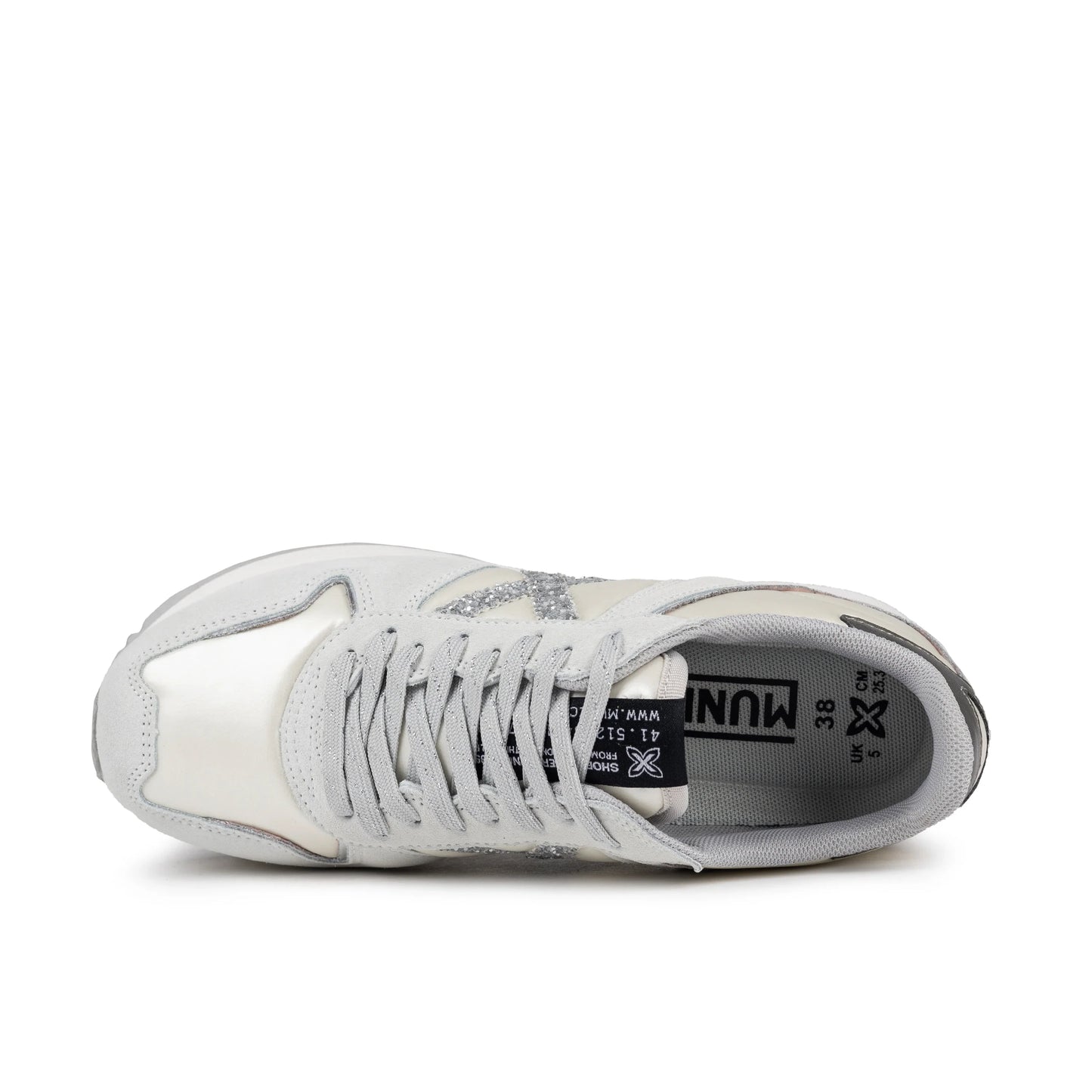 Sneakers de la marca munich para mujer modelo massana sky 213 en color blanco