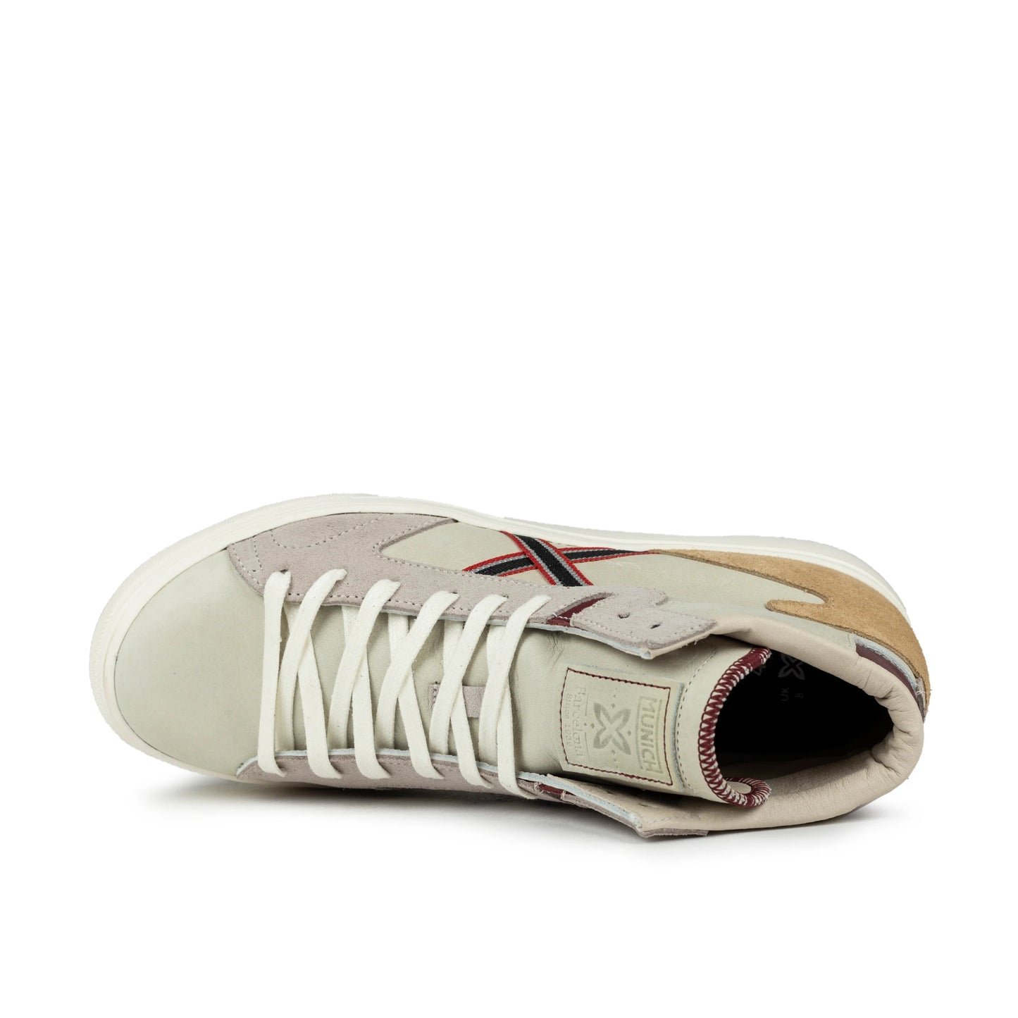 Sneakers de la marca munich para hombre modelo moebius 34 en color blanco