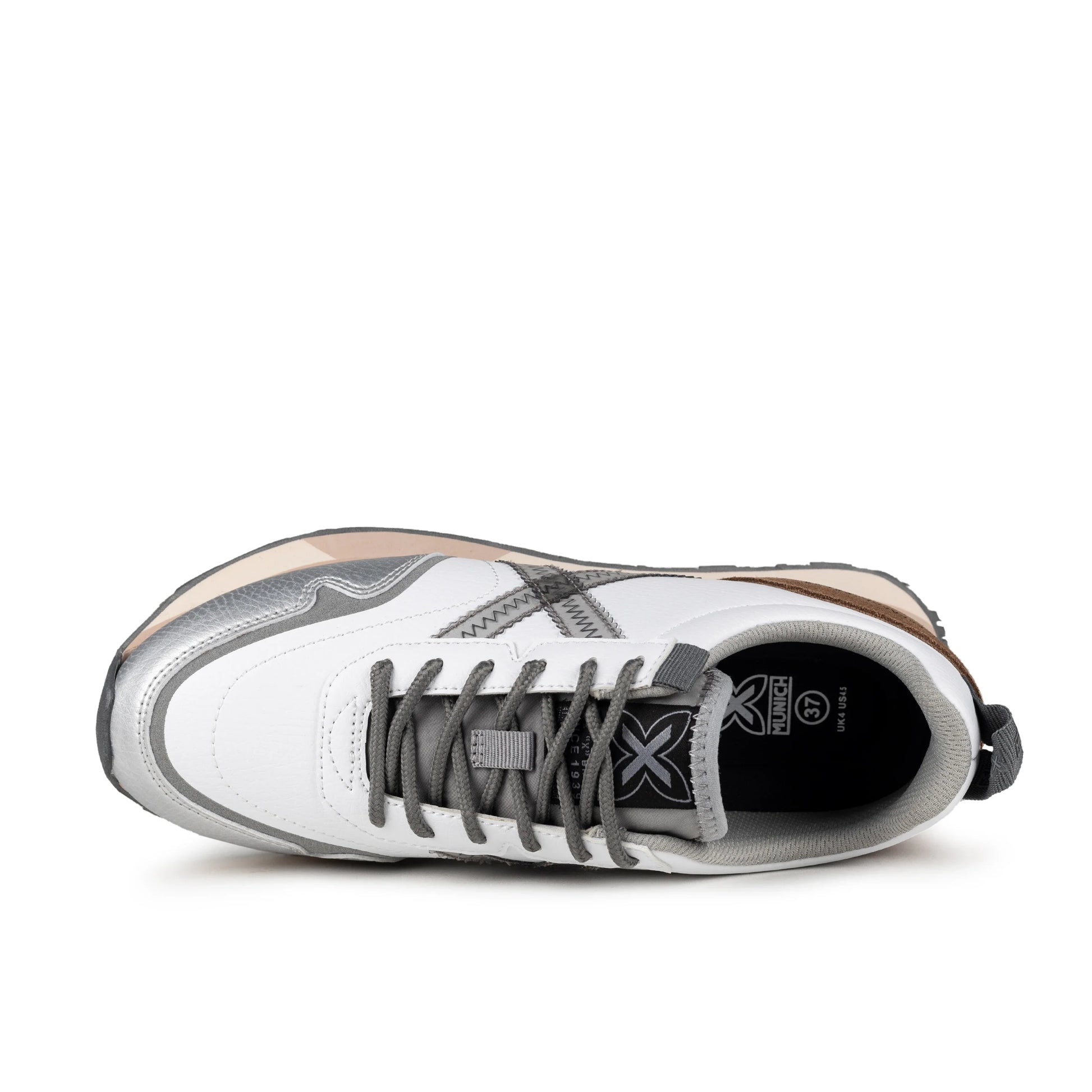 Sneakers de la marca munich para mujer modelo next 07 en color blanco