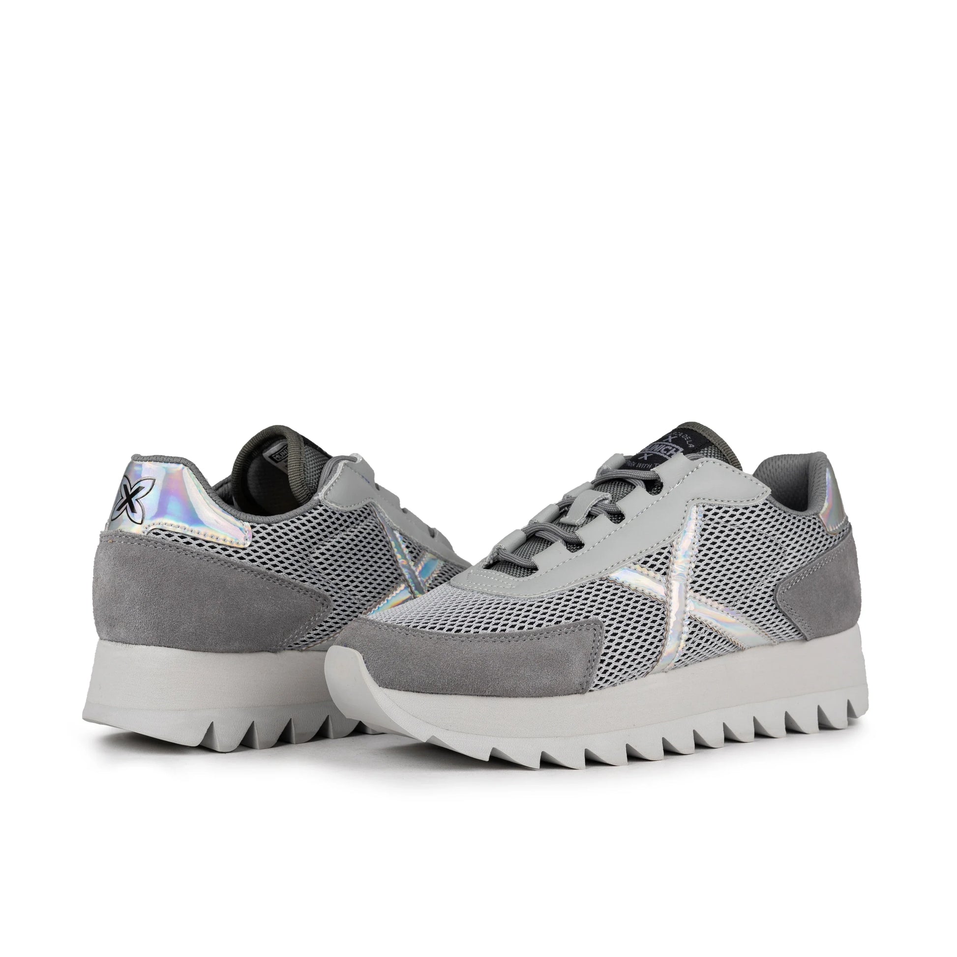 Sneakers de la marca munich para mujer modelo noova 07 en color gris