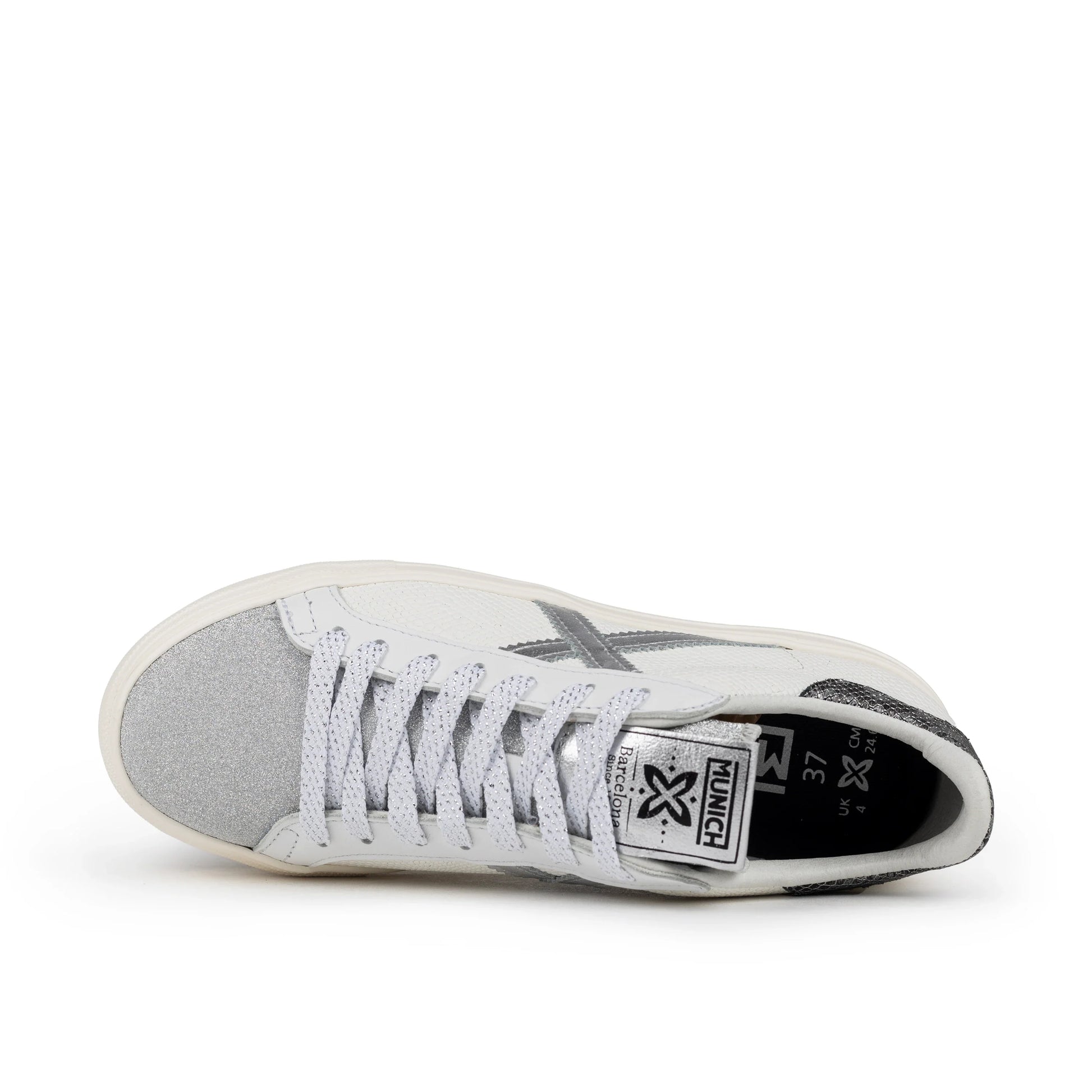 Sneakers de la marca munich para mujer modelo rete sky 73 en color blanco