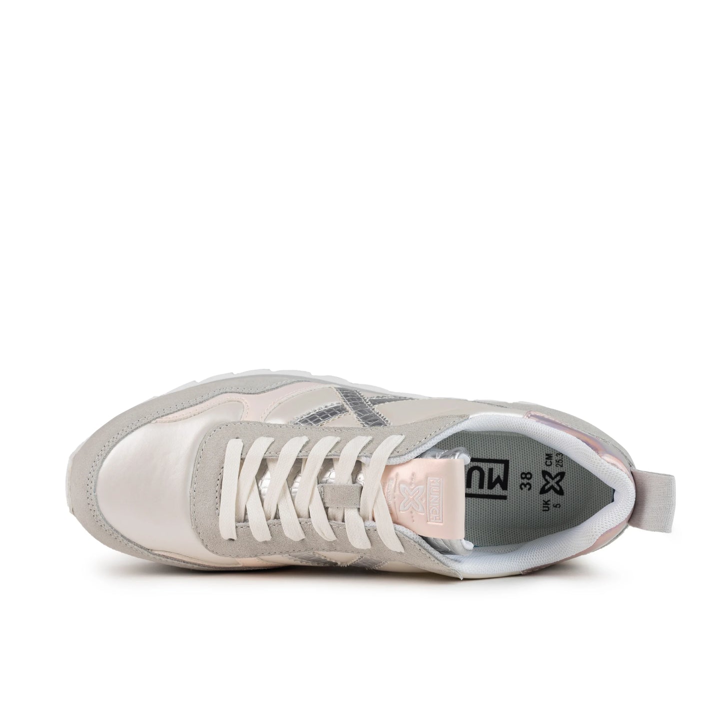 Sneakers de la marca munich para hombre modelo ripple 62 en color blanco