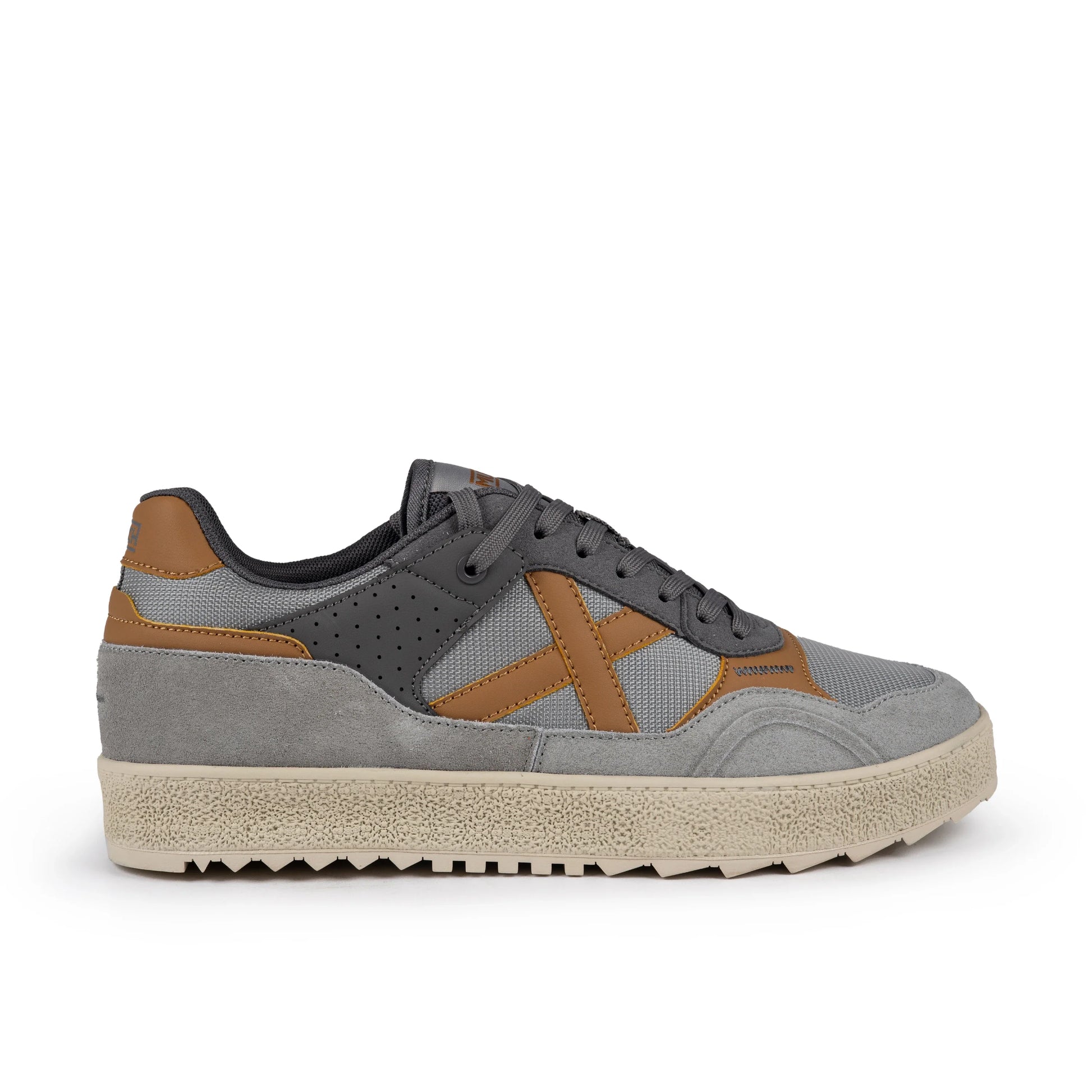 Sneakers de la marca munich para hombre modelo rock 04 en color gris