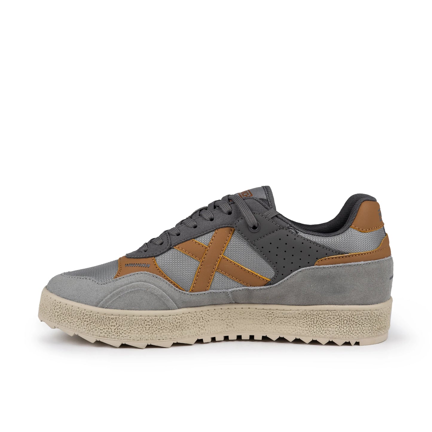 Sneakers de la marca munich para hombre modelo rock 04 en color gris