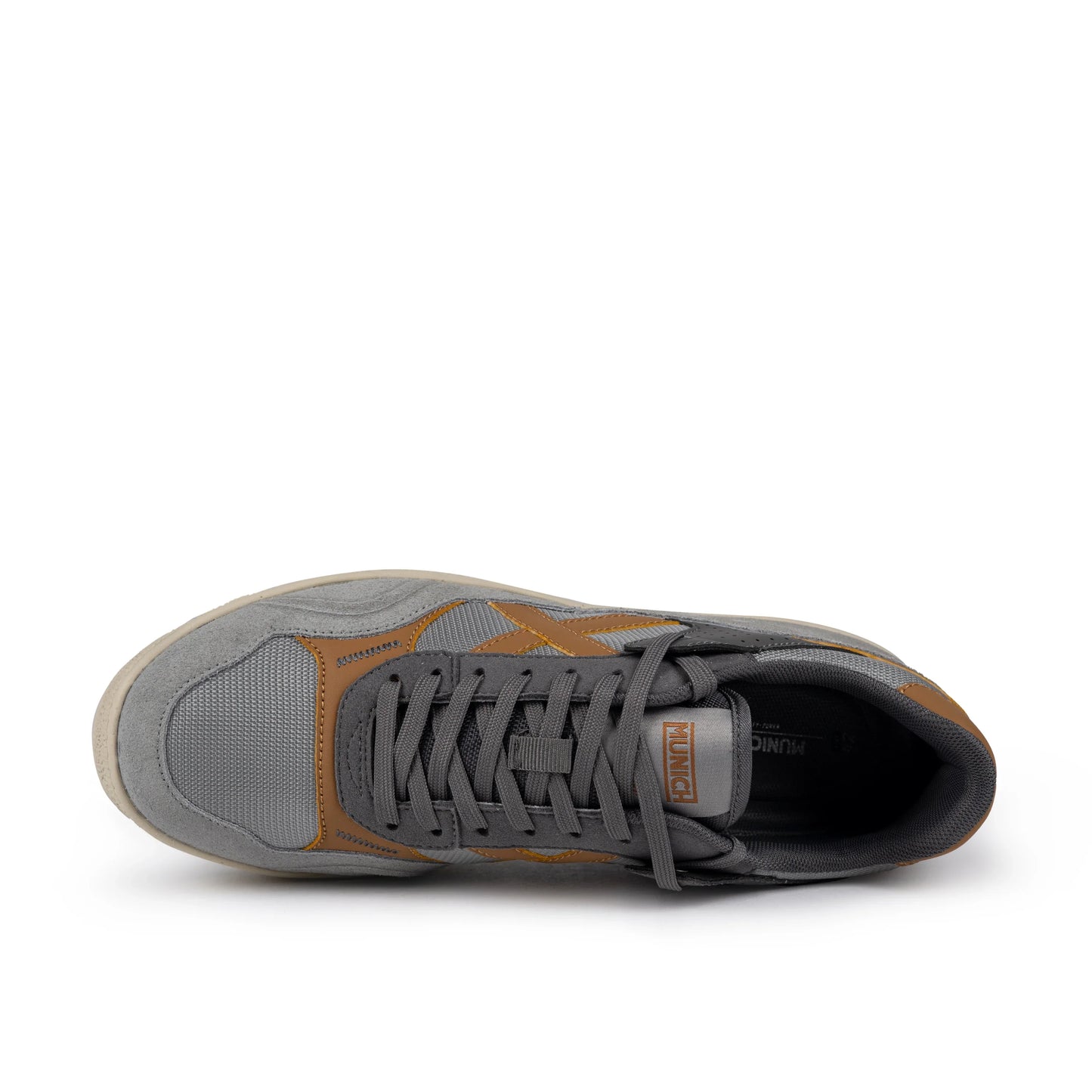 Sneakers de la marca munich para hombre modelo rock 04 en color gris