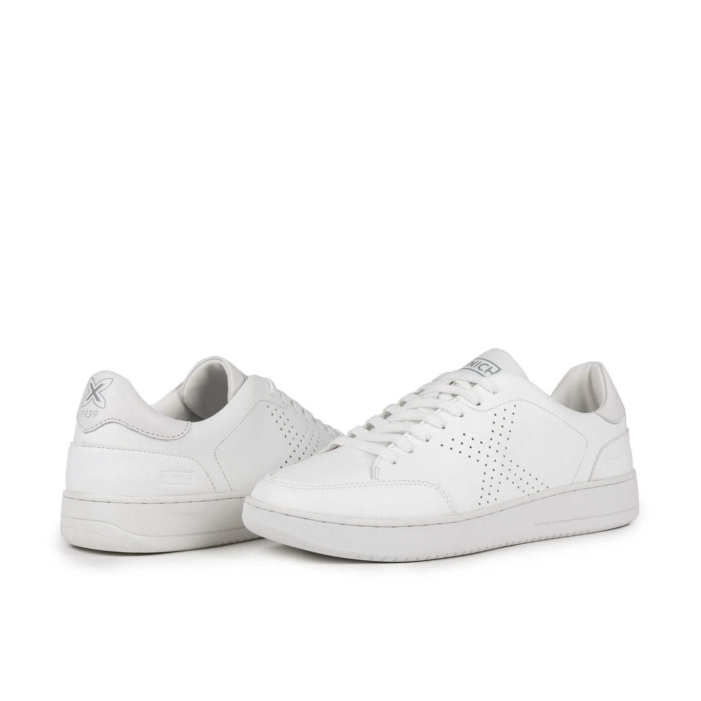 Sneakers de la marca munich unisex modelo x court 09 en color blanco