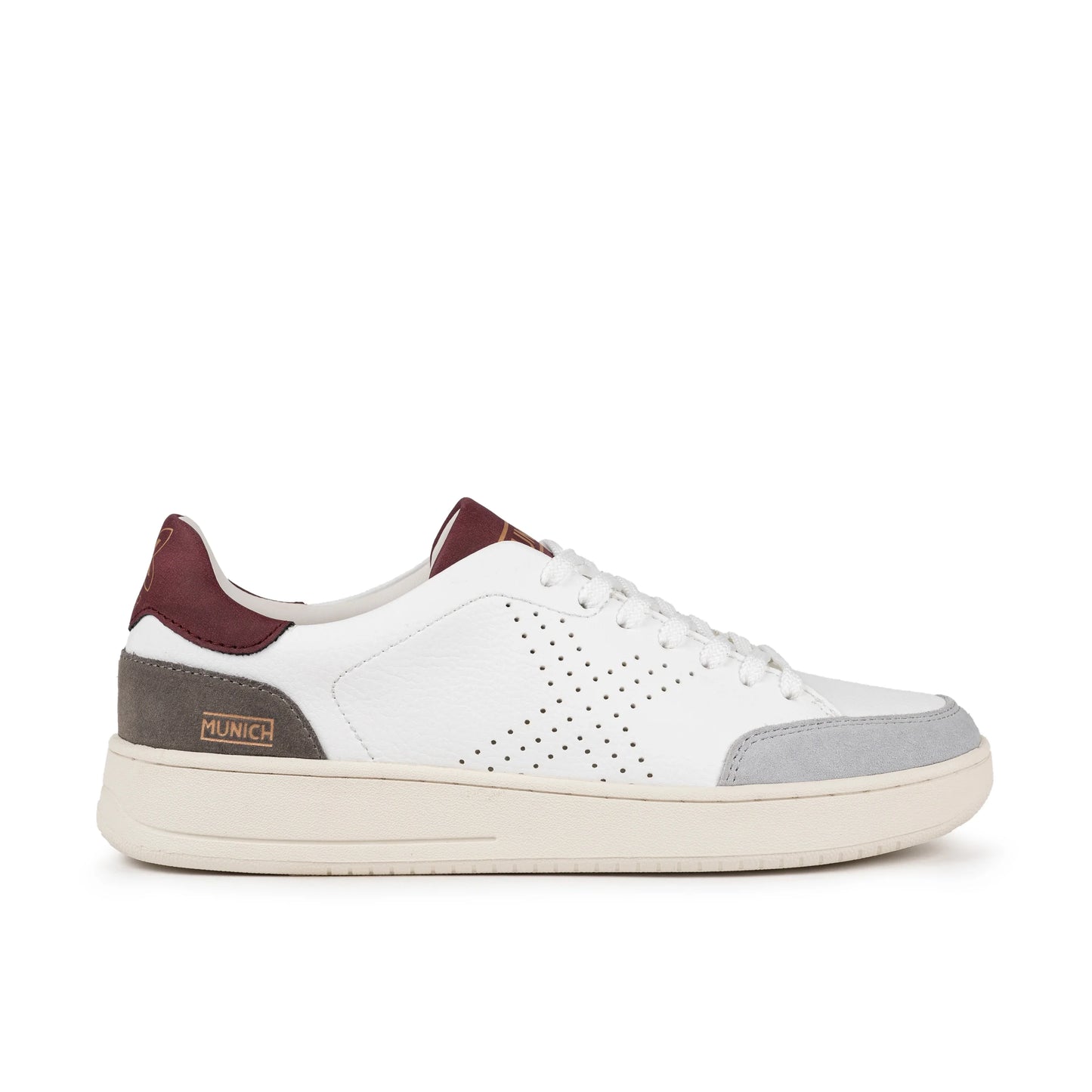 Sneakers de la marca munich unisex modelo x court 12 en color blanco