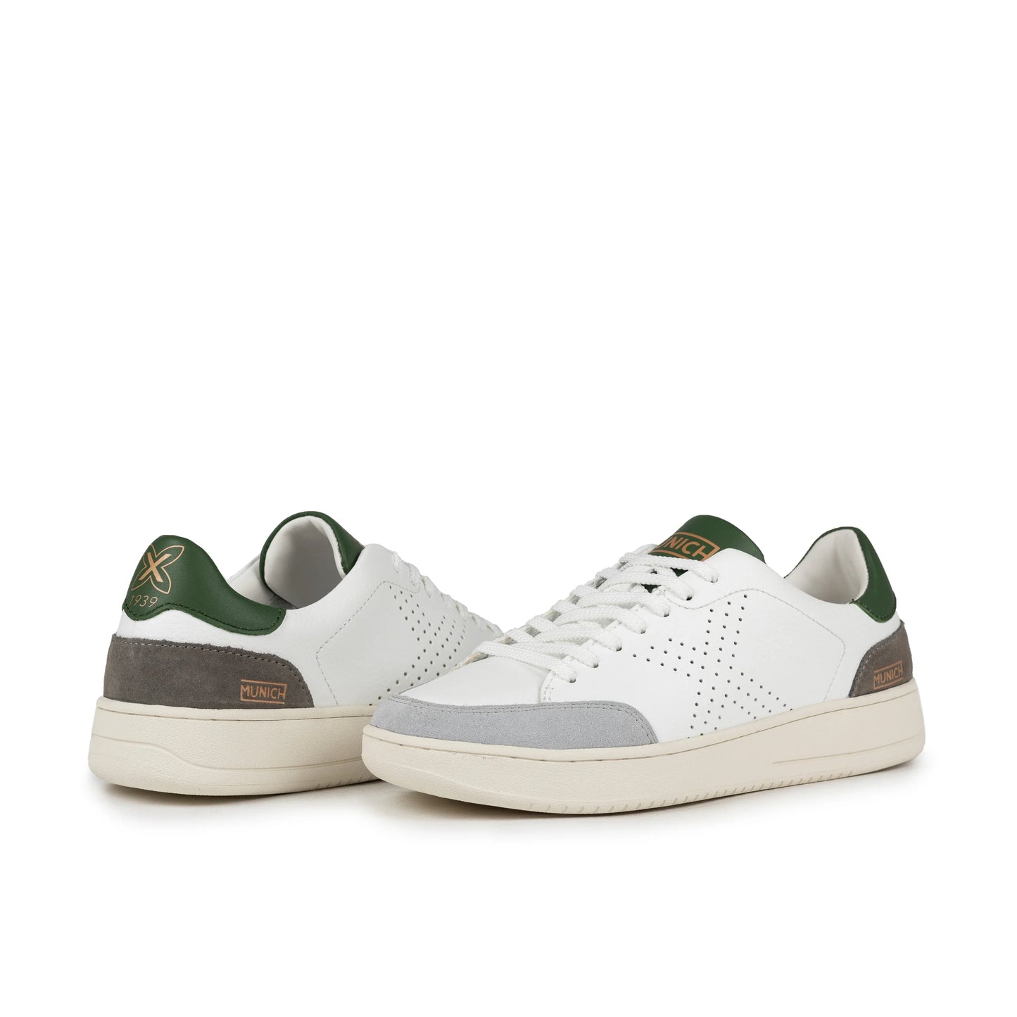 Sneakers de la marca munich unisex modelo x court 13 en color blanco