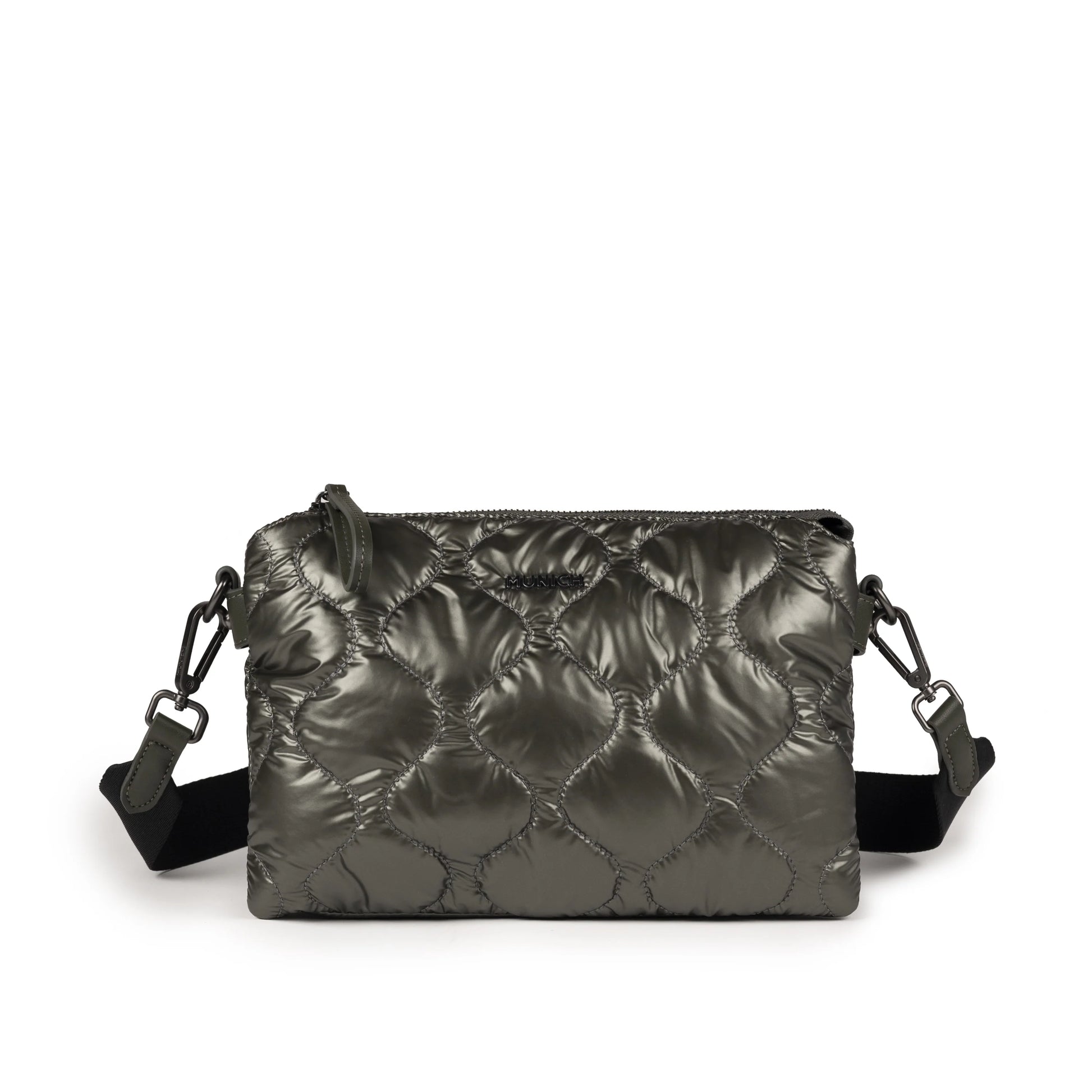 Bolsos Para Mujer De La Marca Munich Modelo Cover Crossbody Khaki En Color Caqui