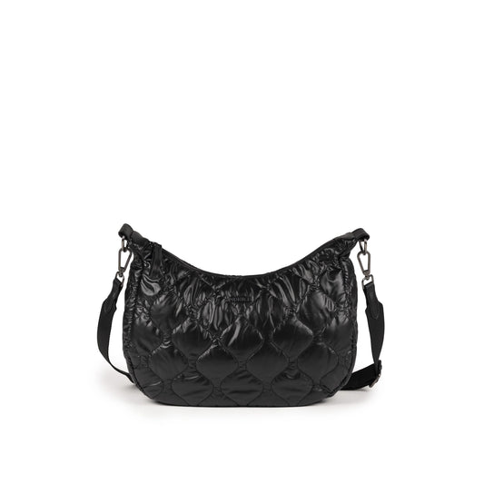 Bolsos Para Mujer De La Marca Munich Modelo Cover Crossbody Hobo Black En Color Negro