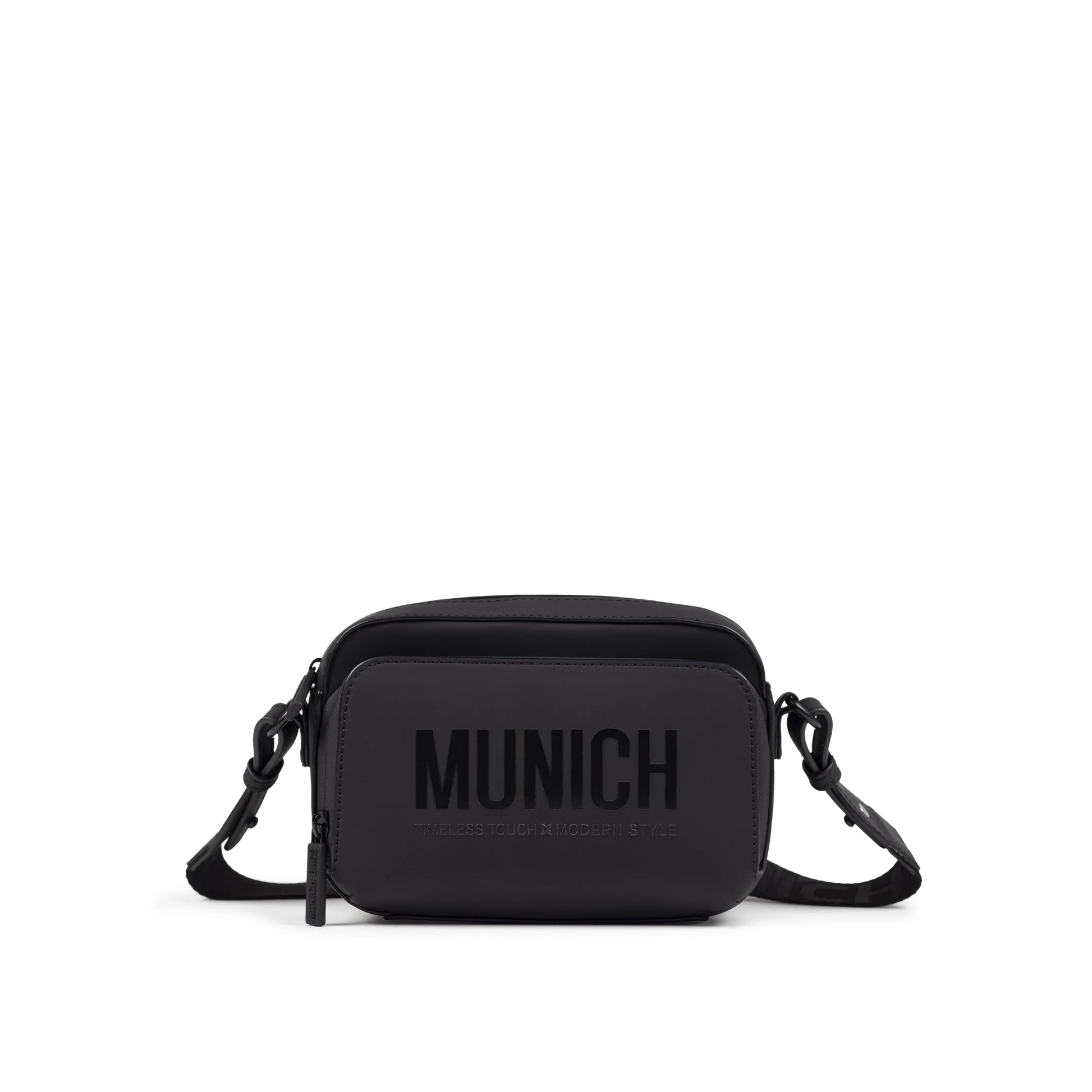 Bolsos Para Mujer De La Marca Munich Modelo Essence Crossbody Camera Negro En Color Negro