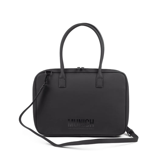 Bolsos Para Mujer De La Marca Munich Modelo Essence Shopper Negro En Color Negro