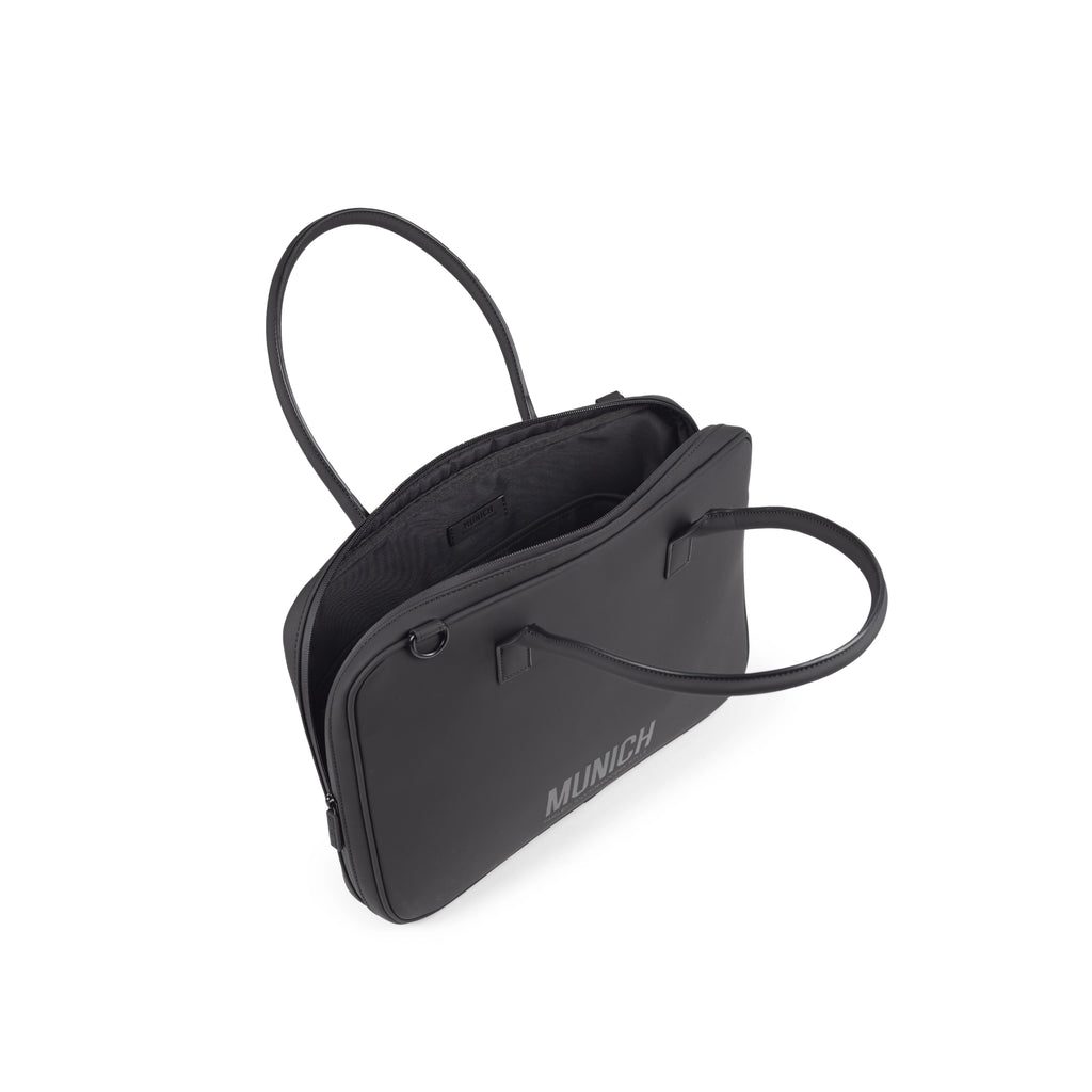 MUNICH Essence Shopper Negro: black bag for women