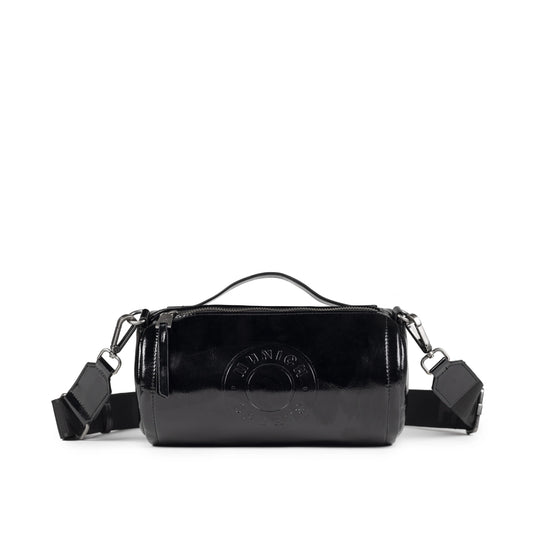 Bolsos Para Mujer De La Marca Munich Modelo Mh Crossbody Barrel Black En Color Negro