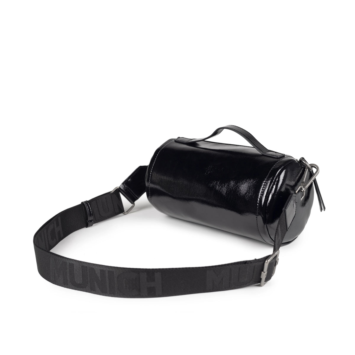 MUNICH MH Crossbody Barrel Black: sort taske til kvinder