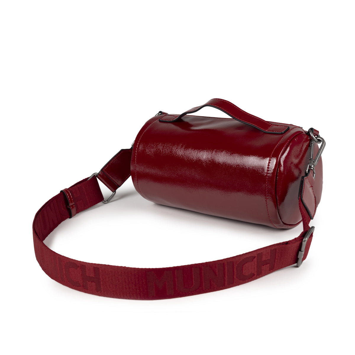 MUNICH MH Crossbody Barrel RED: rød taske til kvinder