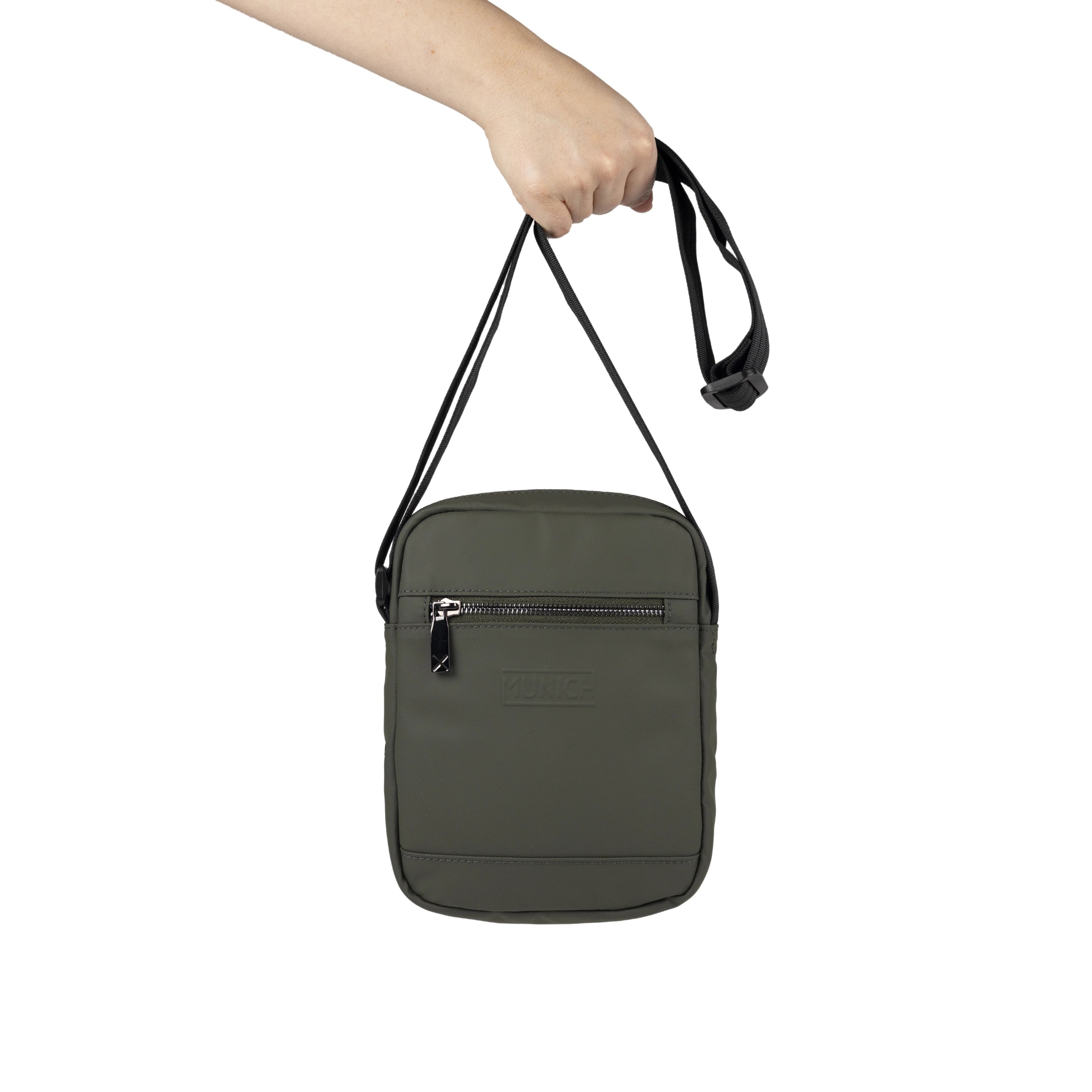 MUNICH | BANDOLERA | UNISEX | PEAK RECYCLED CROSSBODY KHAKI | CAQUI