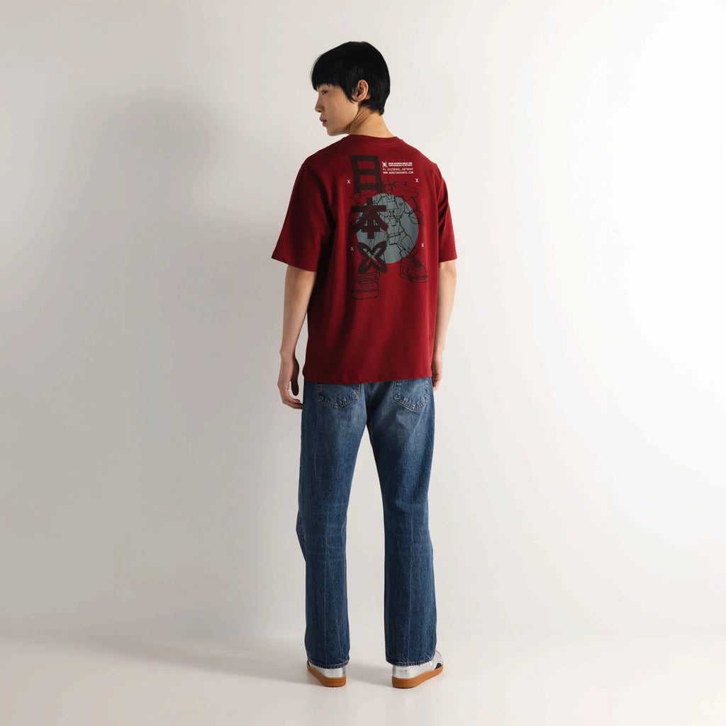 CAMISETA MUNICH PARA HOMBRE MODELO OVERSIZE T-SHIRT JAPAN RED REFERENCIA 2507842