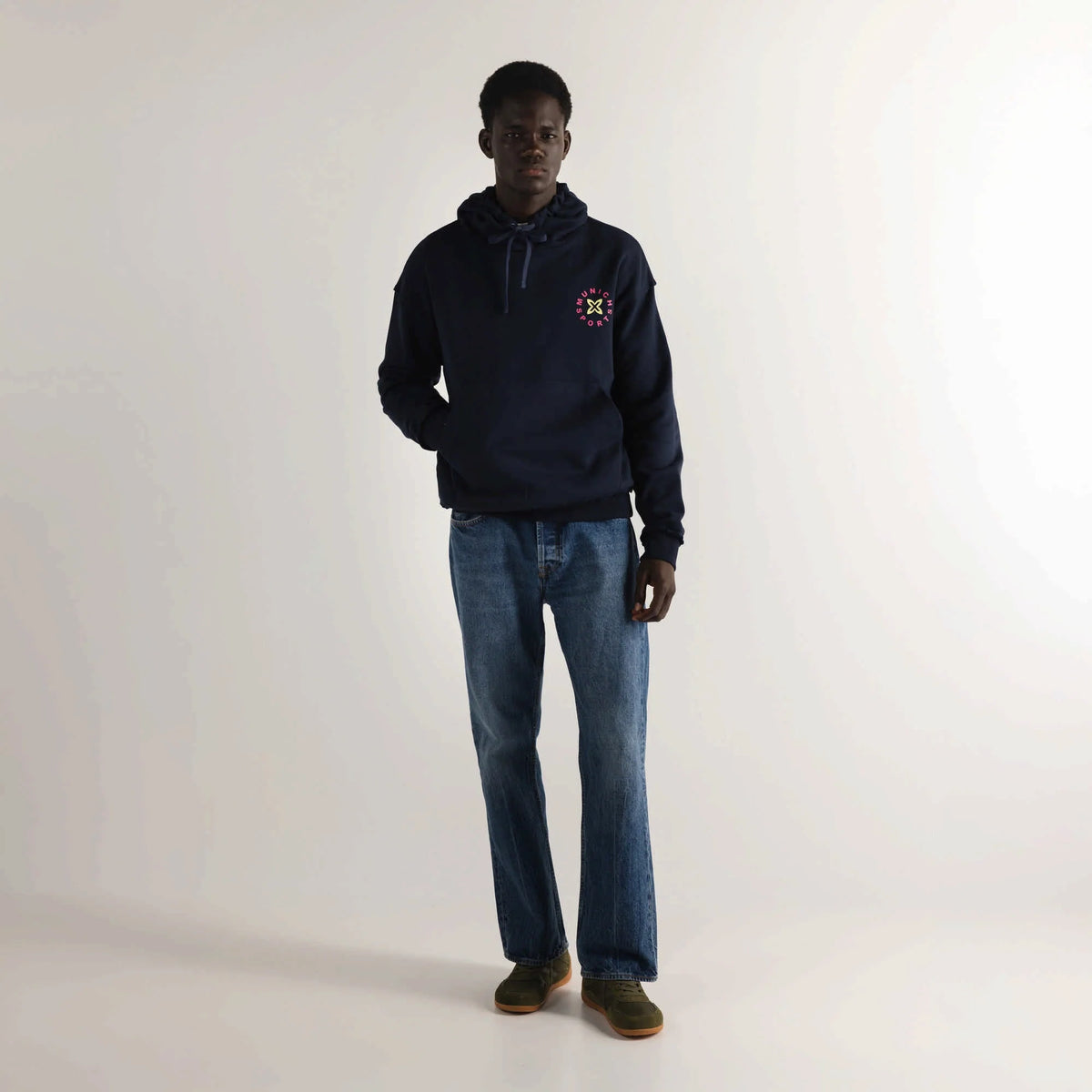 JERSEY MUNICH PARA HOMBRE MODELO HOODIE UP! NAVY REFERENCIA 2507884