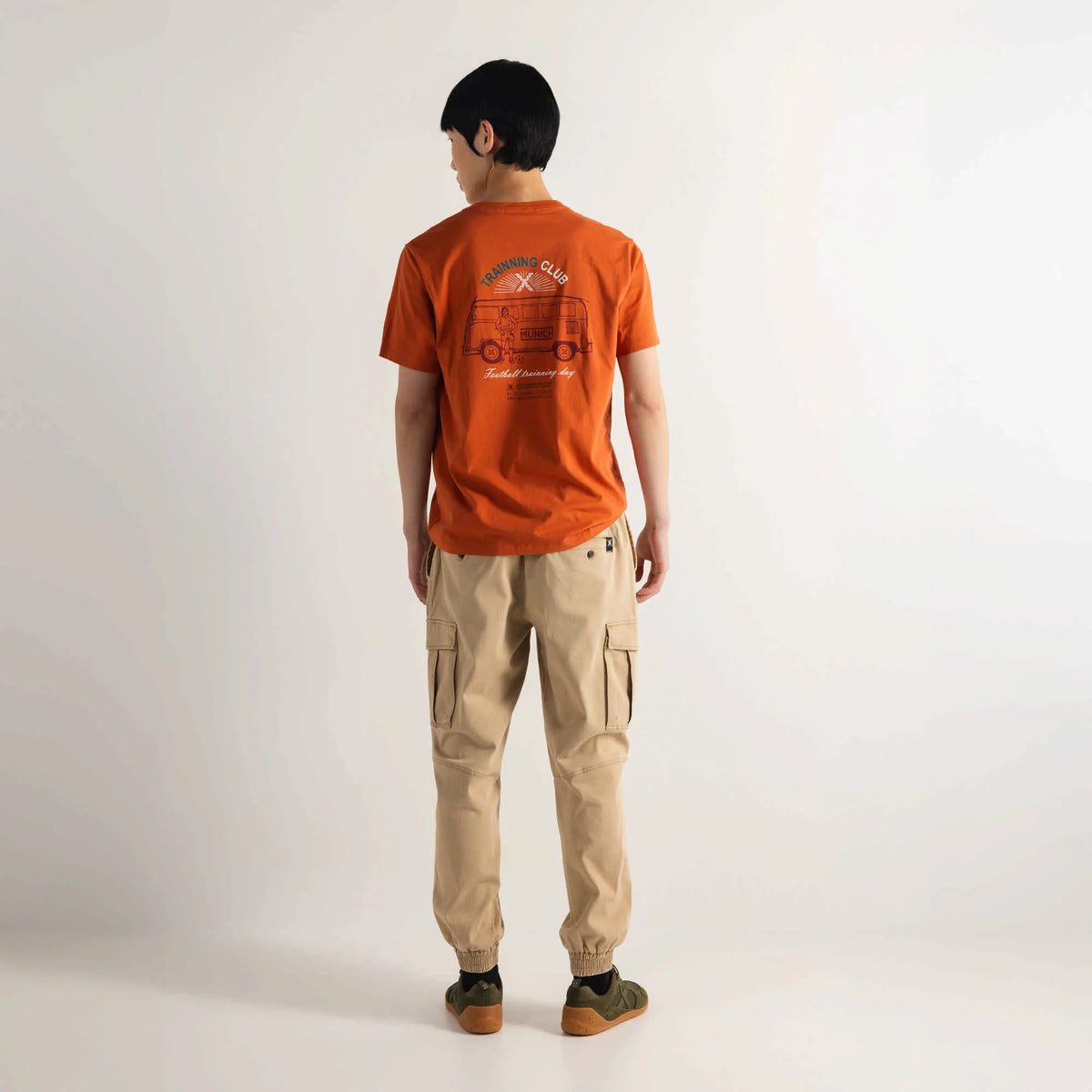 CAMISETA MUNICH PARA HOMBRE MODELO REGULAR T-SHIRT VAN TERRACOTA REFERENCIA 2507888