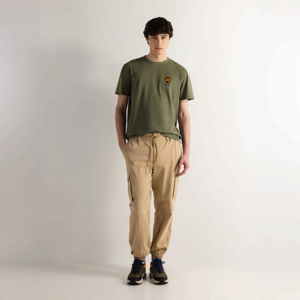 CAMISETA MUNICH PARA HOMBRE MODELO REGULAR T-SHIRT SCORER KHAKI REFERENCIA 2507889