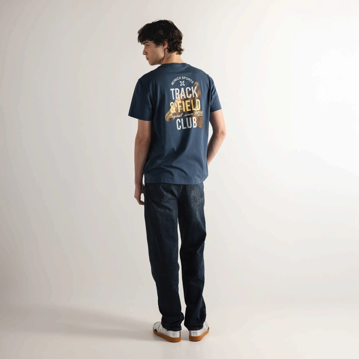 CAMISETA MUNICH PARA HOMBRE MODELO REGULAR T-SHIRT FIELD BLUE REFERENCIA 2507890