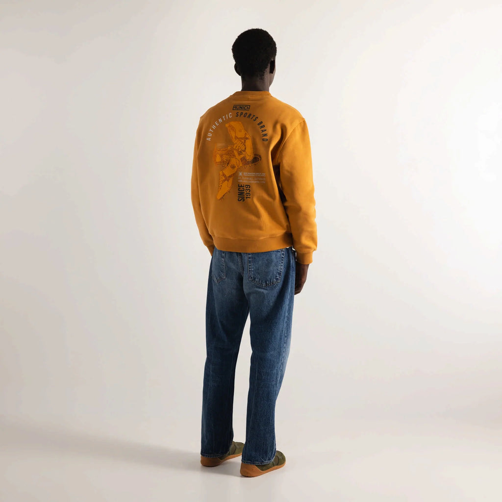 JERSEY MUNICH PARA HOMBRE MODELO SWEATSHIRT CLEATS MUSTARD REFERENCIA 2507897