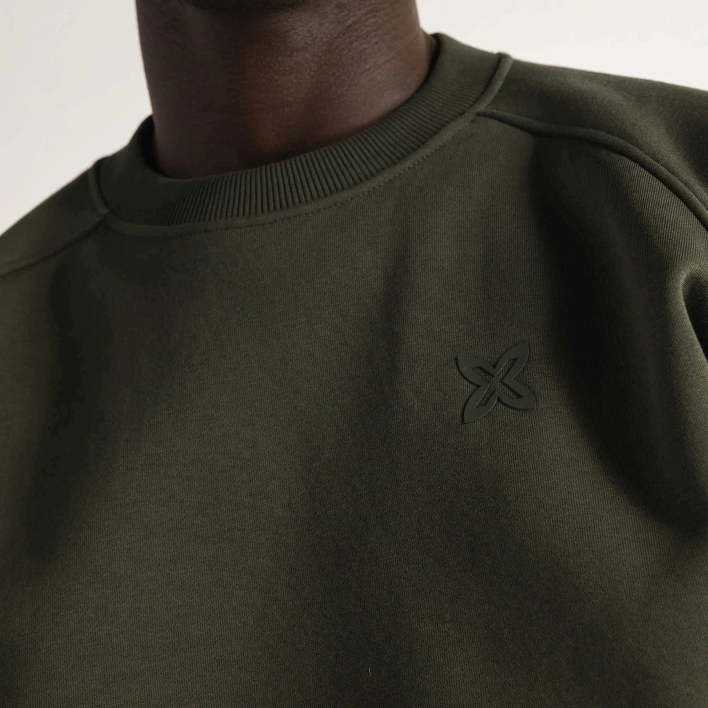 JERSEY MUNICH PARA HOMBRE MODELO ESSENTIALS SWEATSHIRT KHAKI REFERENCIA 2507943