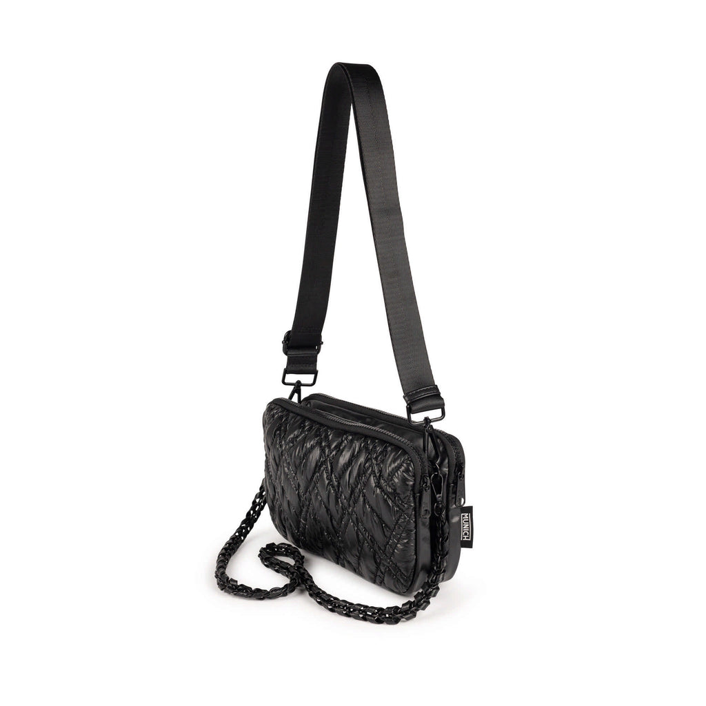 MUNICH Crossbody Black: ブラック バッグ レディース