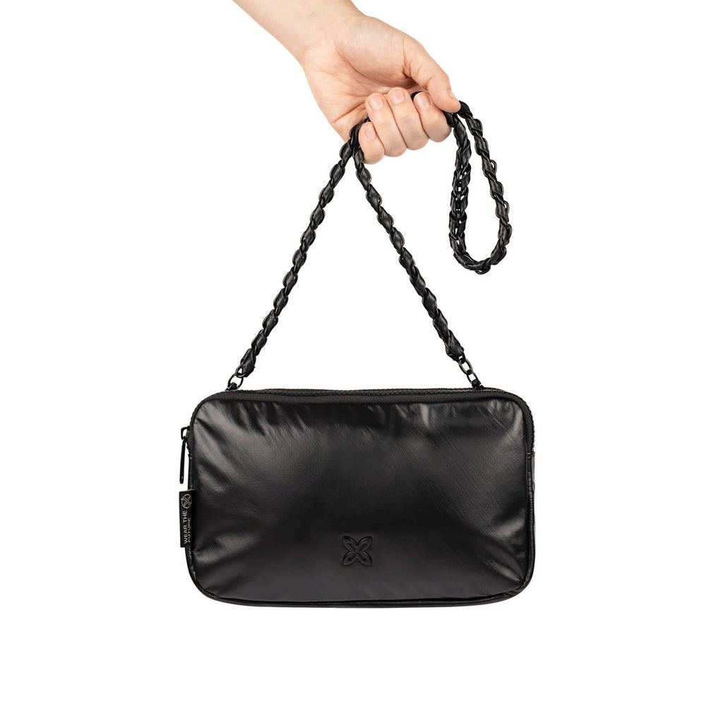 MUNICH Crossbody Black: ブラック バッグ レディース