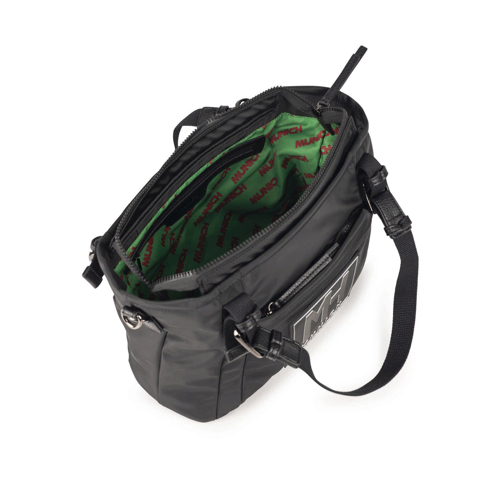MUNICH Crossbody TOTE Black: ブラック バッグ レディース