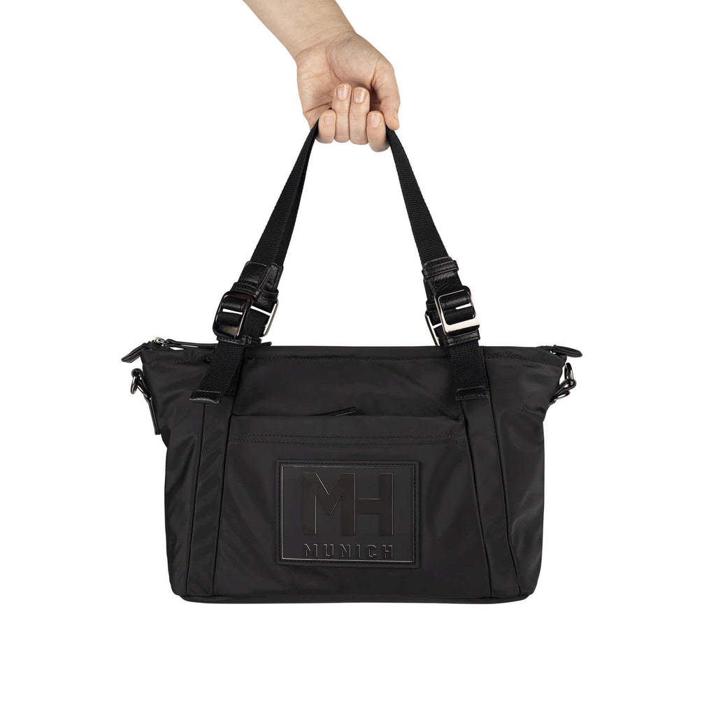 MUNICH Crossbody TOTE Black: ブラック バッグ レディース
