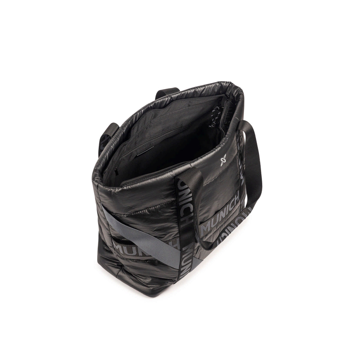 MUNICH Shopper Black: ブラック バッグ レディース