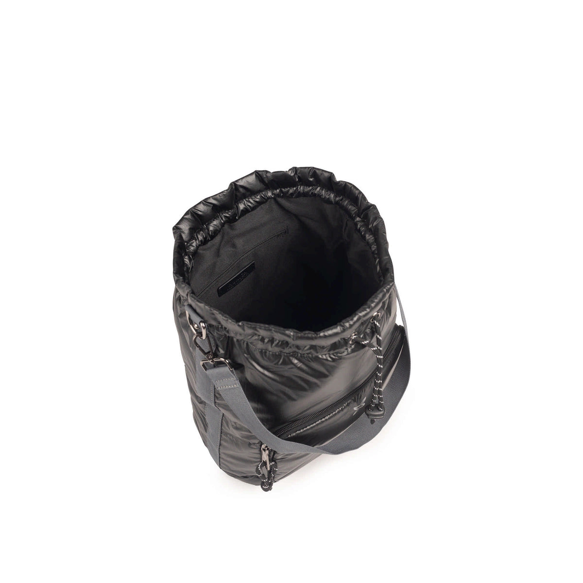 MUNICH Glossy Black: ブラック バッグ レディース