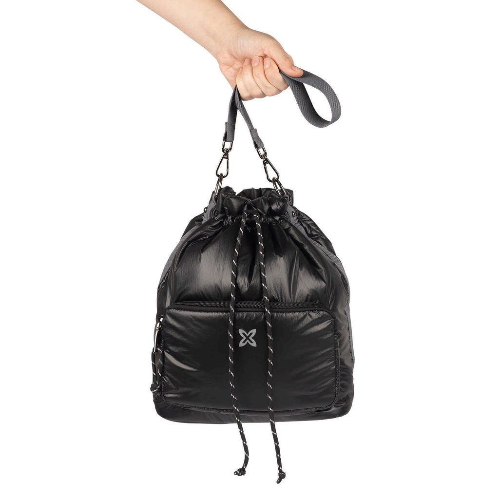 MUNICH Glossy Black: ブラック バッグ レディース